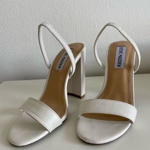 White block heels